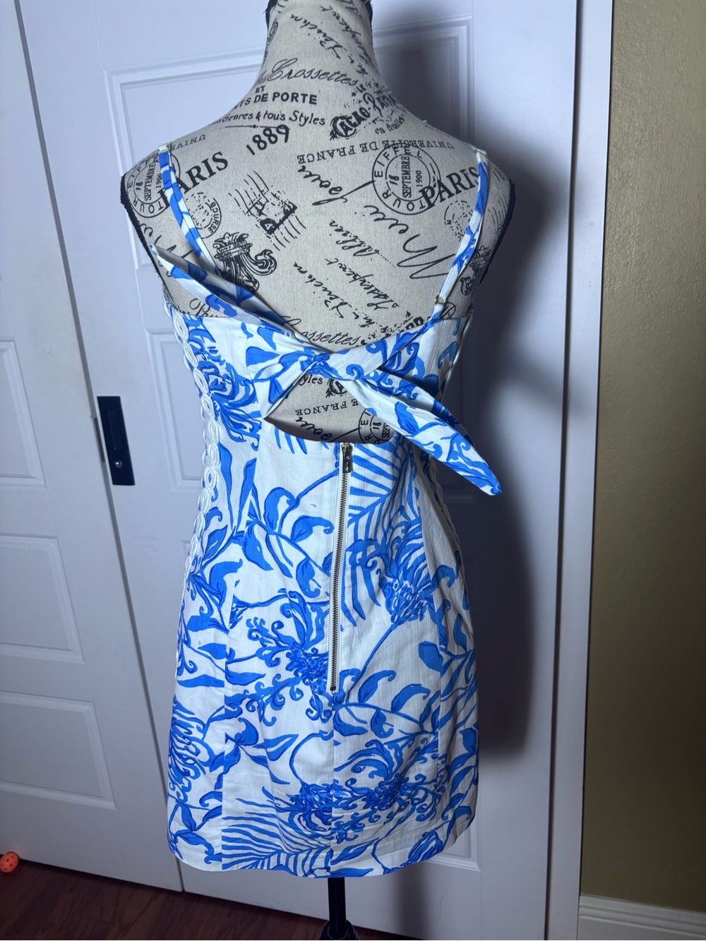 Lilly Pulitzer Shelli Stretch Dress size 6 Resort White Glisten in the Sun - Picture 5 of 9
